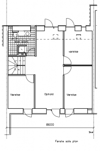 Første sal; mulighed for hems mod NV - House Arkitekter